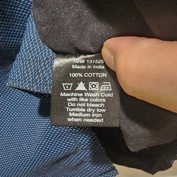 Monument Polka Dot Button Casual Shirt XL - Picture 5 of 6